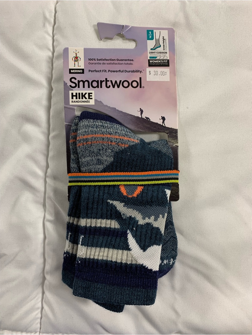 New smartwool crew height socks size S